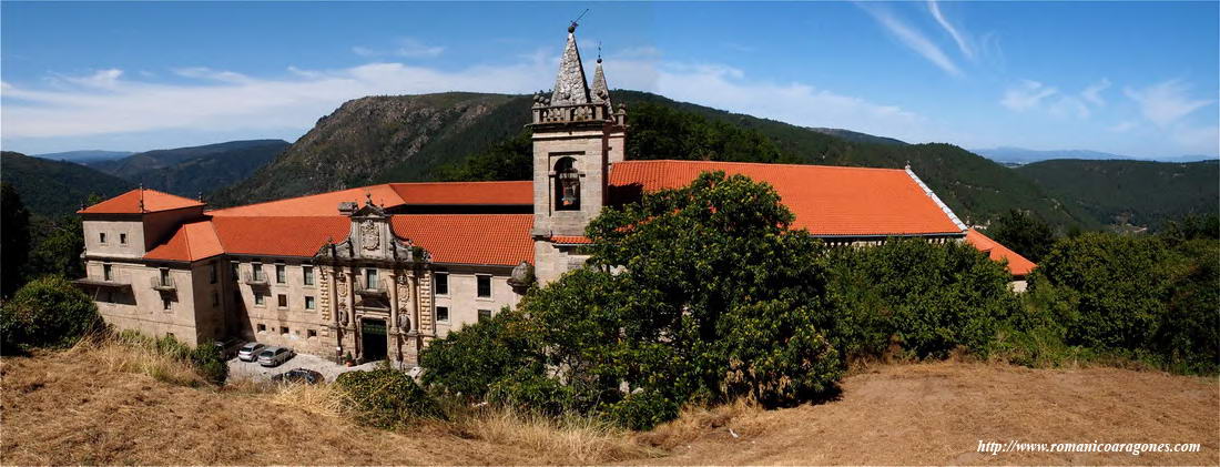 PANORÁMICA DEL MONASTERIO-PARADOR DESDE EL SUR