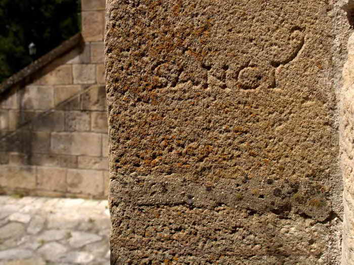 FIRMA EPIGRFICA DEL CANTERO SANCIUS