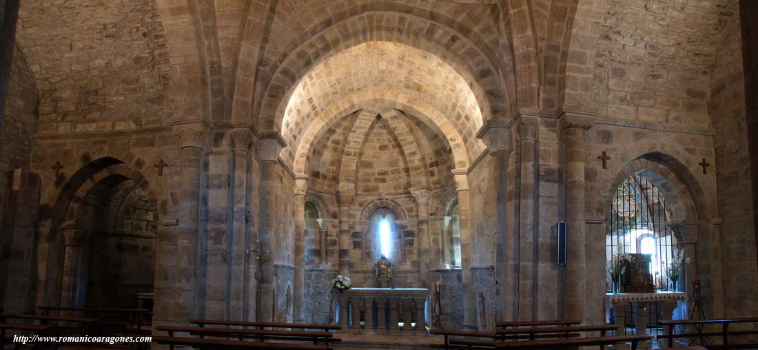 PANORMICA DE LA CABECERA DEL TEMPLO