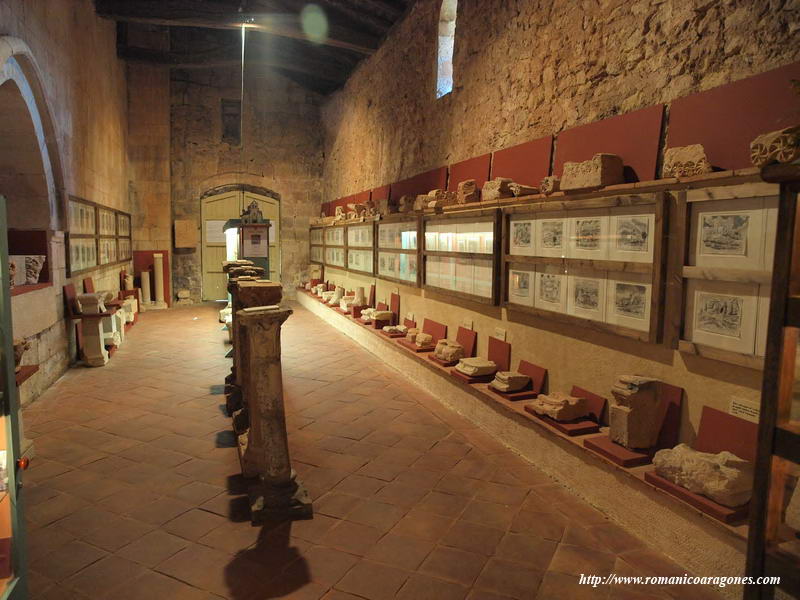 NAVE-MUSEO HACIA EL ESTE, CON SU COMUNICACIN CON EL CRUCERO NORTE