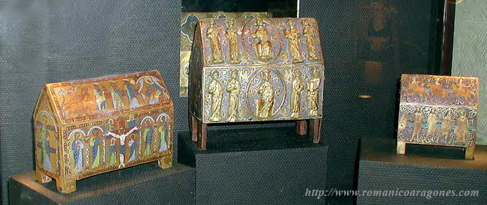 ARQUETAS DE RELIQUIAS. MUSEO DIOCESAO DE HUESCA