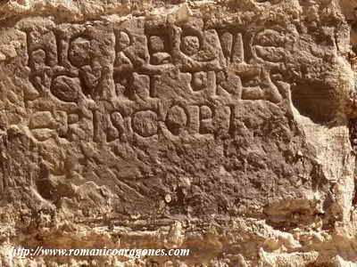 LAUDA DE SEPULTURA DE TRES OBISPOS. SAN ADRIÁN DE SÁSAVE (HUESCA)